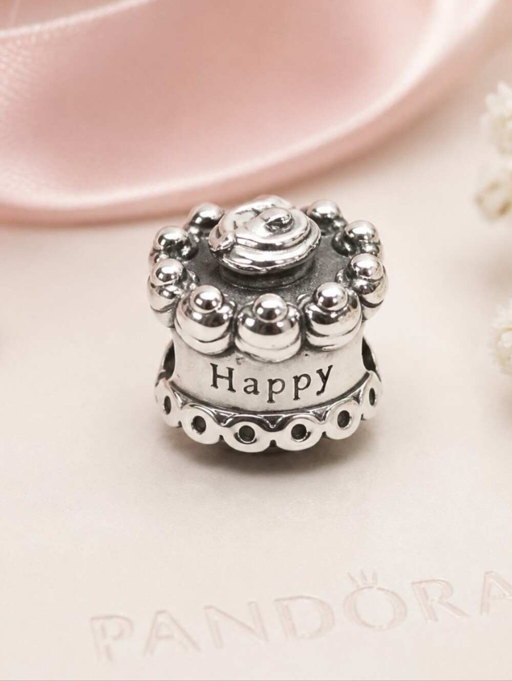 Pandora Happy Birthday Cake Charm